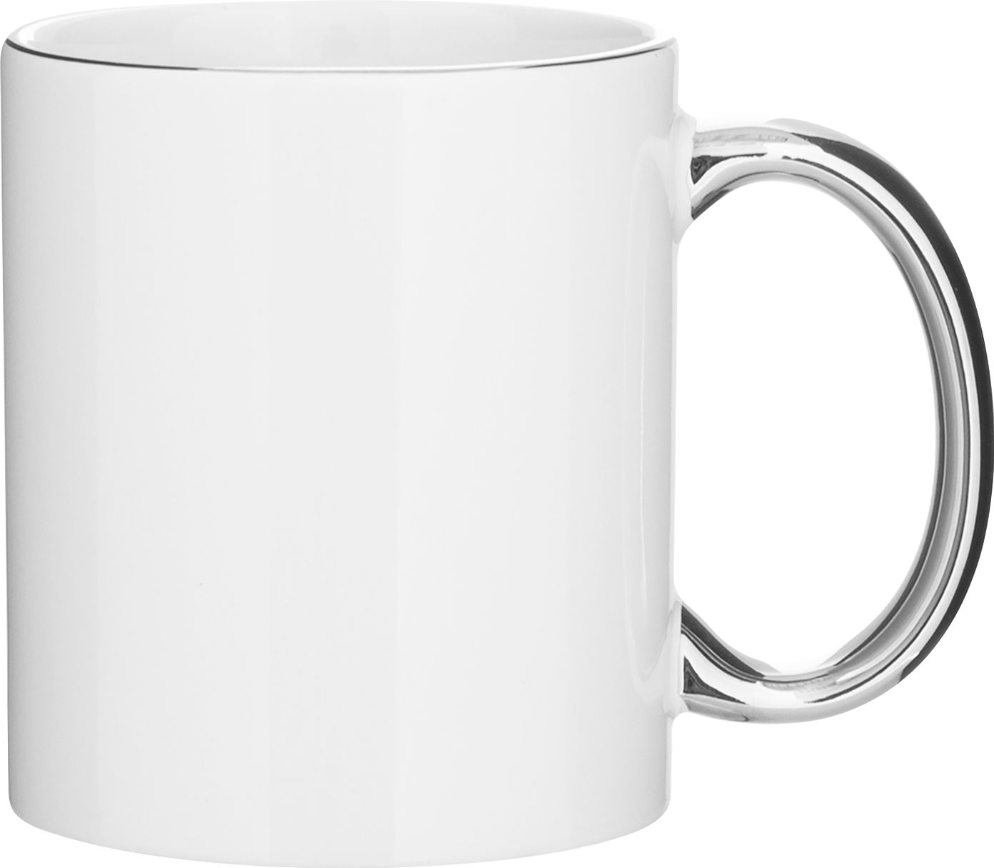 11 oz c-handle mug - metallic