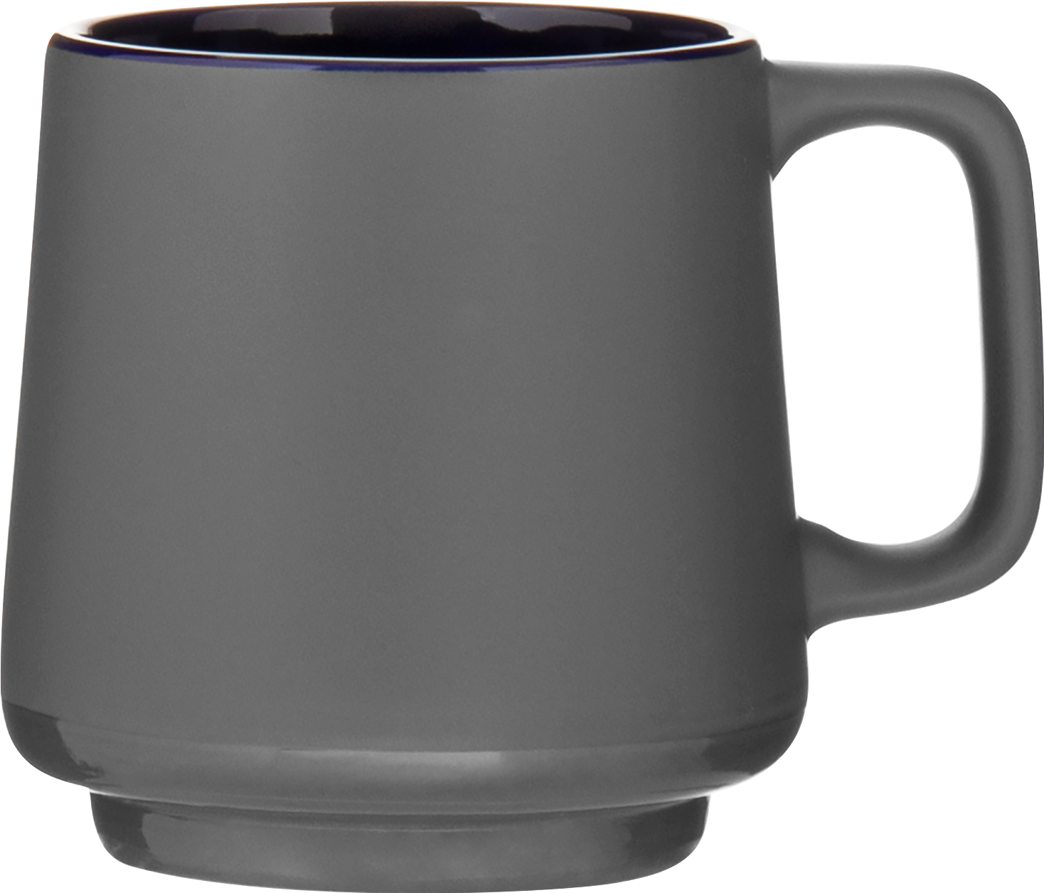 12 oz windsor mug - matte gray
