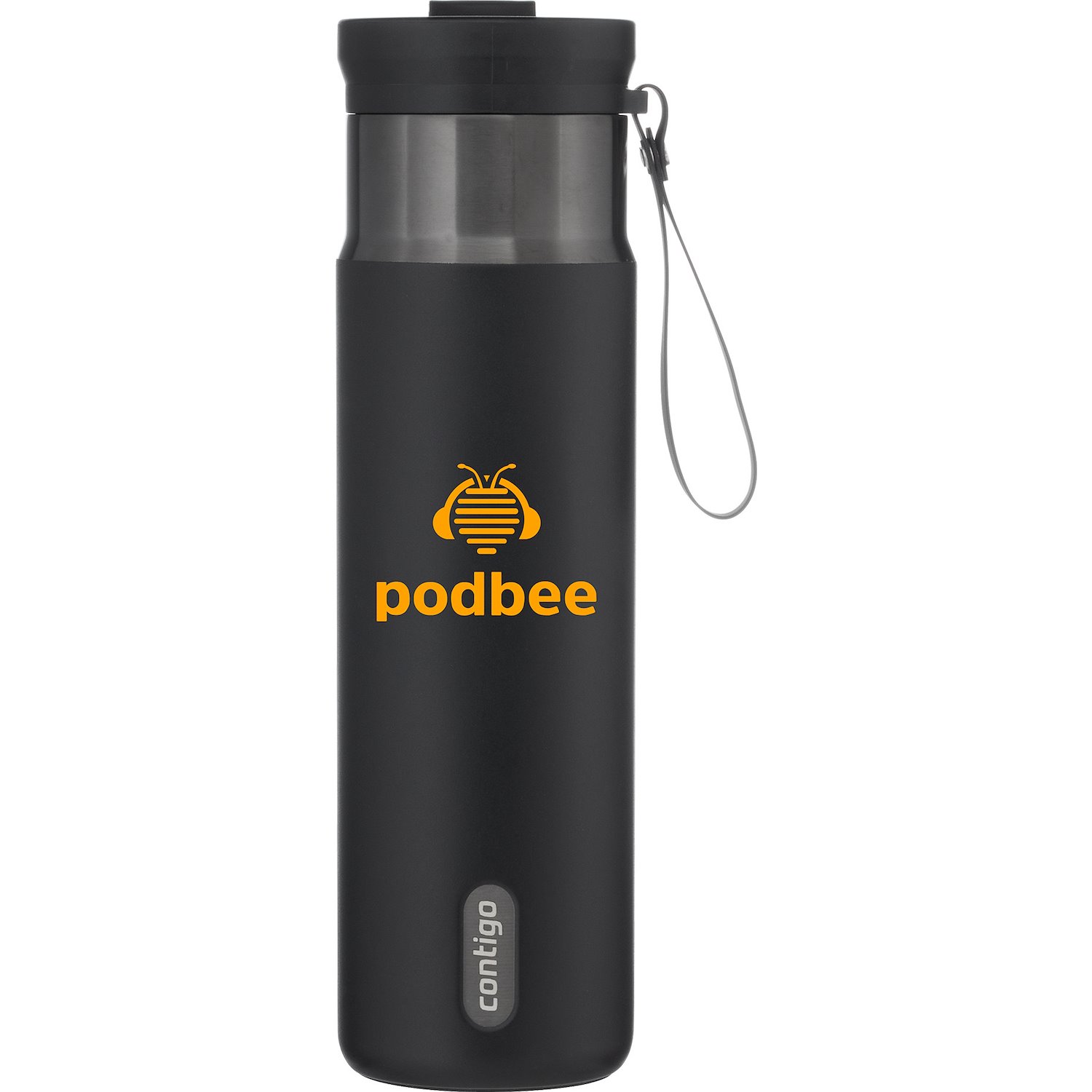 Custom branded Contigo® DualSip 24 oz in Licorice Gunmetal