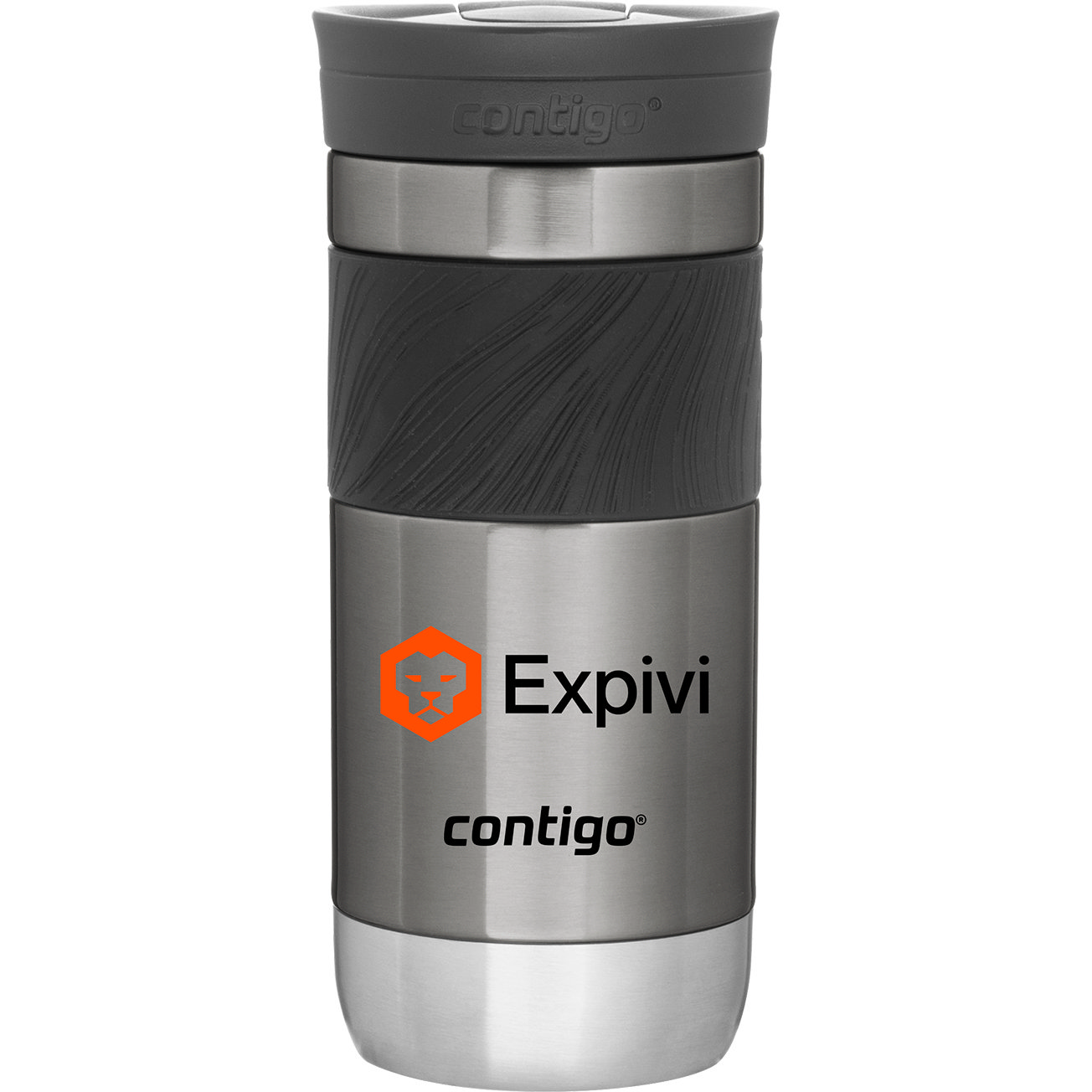 Custom branded Contigo® Byron 2.0 in Gun Metal