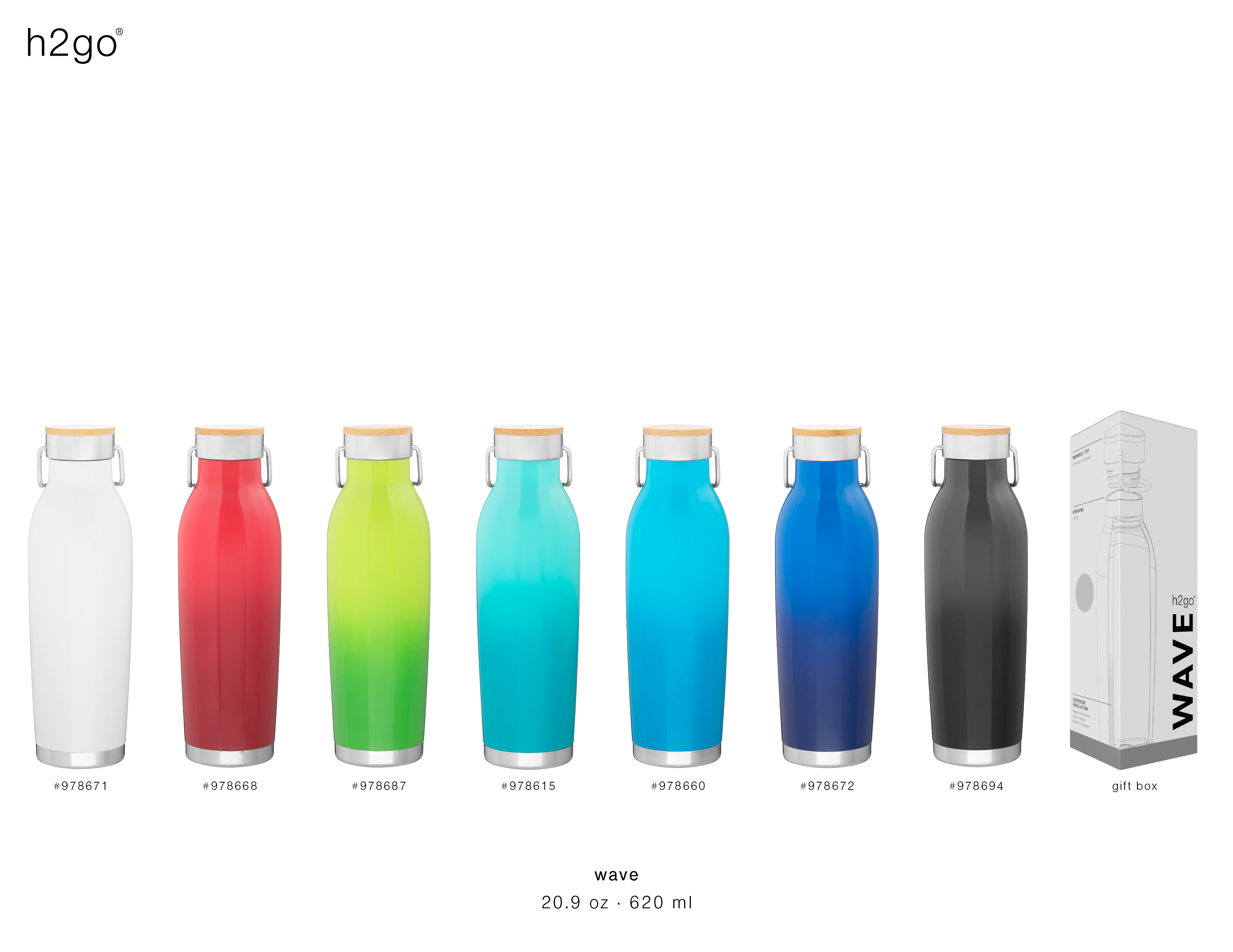 Energy Excellence h2go Water Bottle - EERP101 (Min. Quantity Purchase - 48  pcs.)