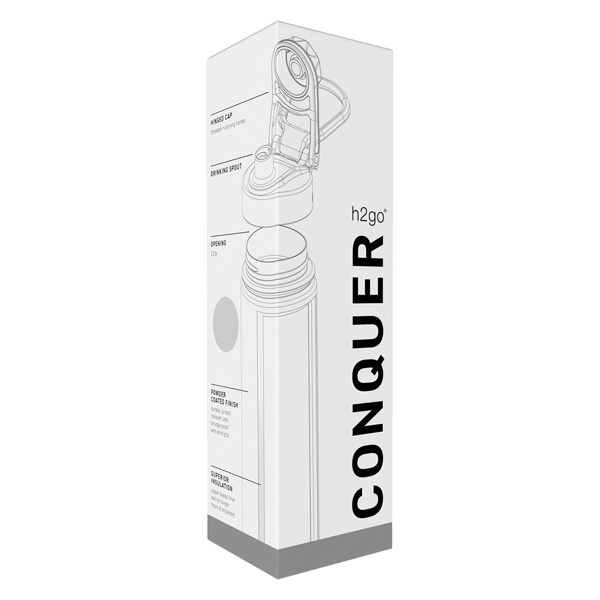 24 oz H2Go Conquer Stainless Thermal Bottles