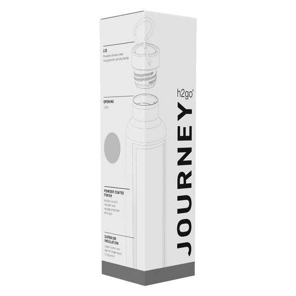 H2GO® Journey Powder-Coated Thermal Bottle 25-Oz. - Personalization  Available